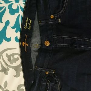 Seven dark blue jeans